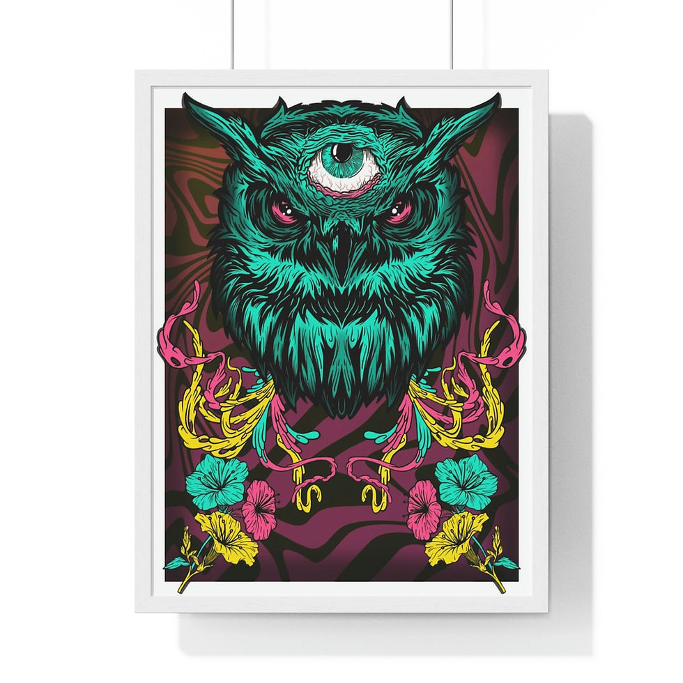Thumbnail: Mind Tour 2/3 - Premium Framed Vertical Poster
