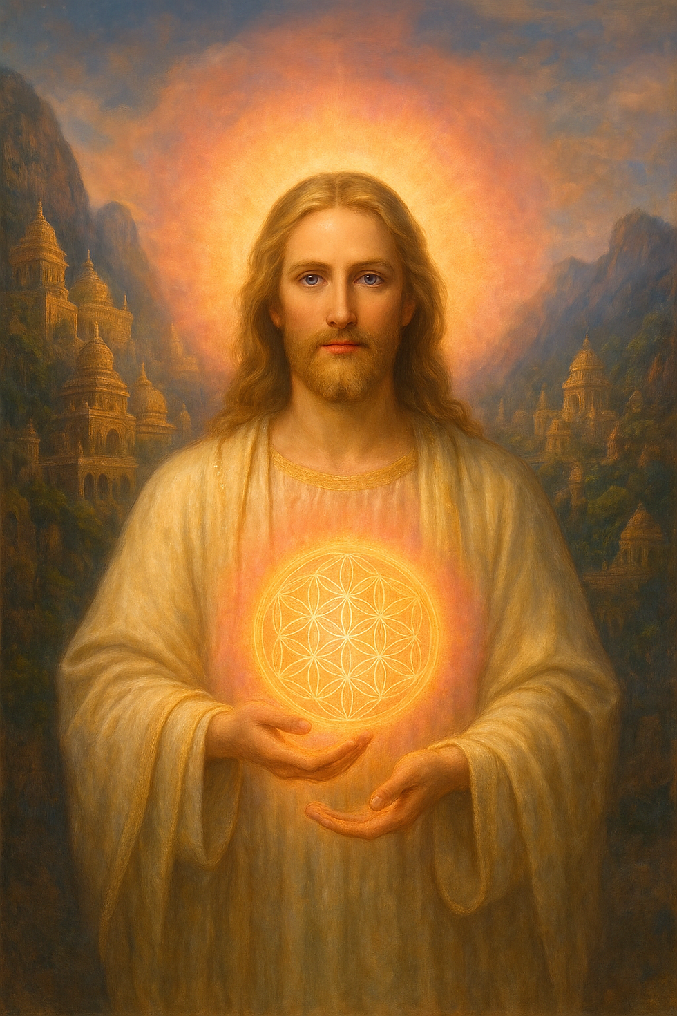 Through Sananda’s gentle brilliance, the cosmos breathes in peace. All creation leans toward Him as the soul leans towards God.