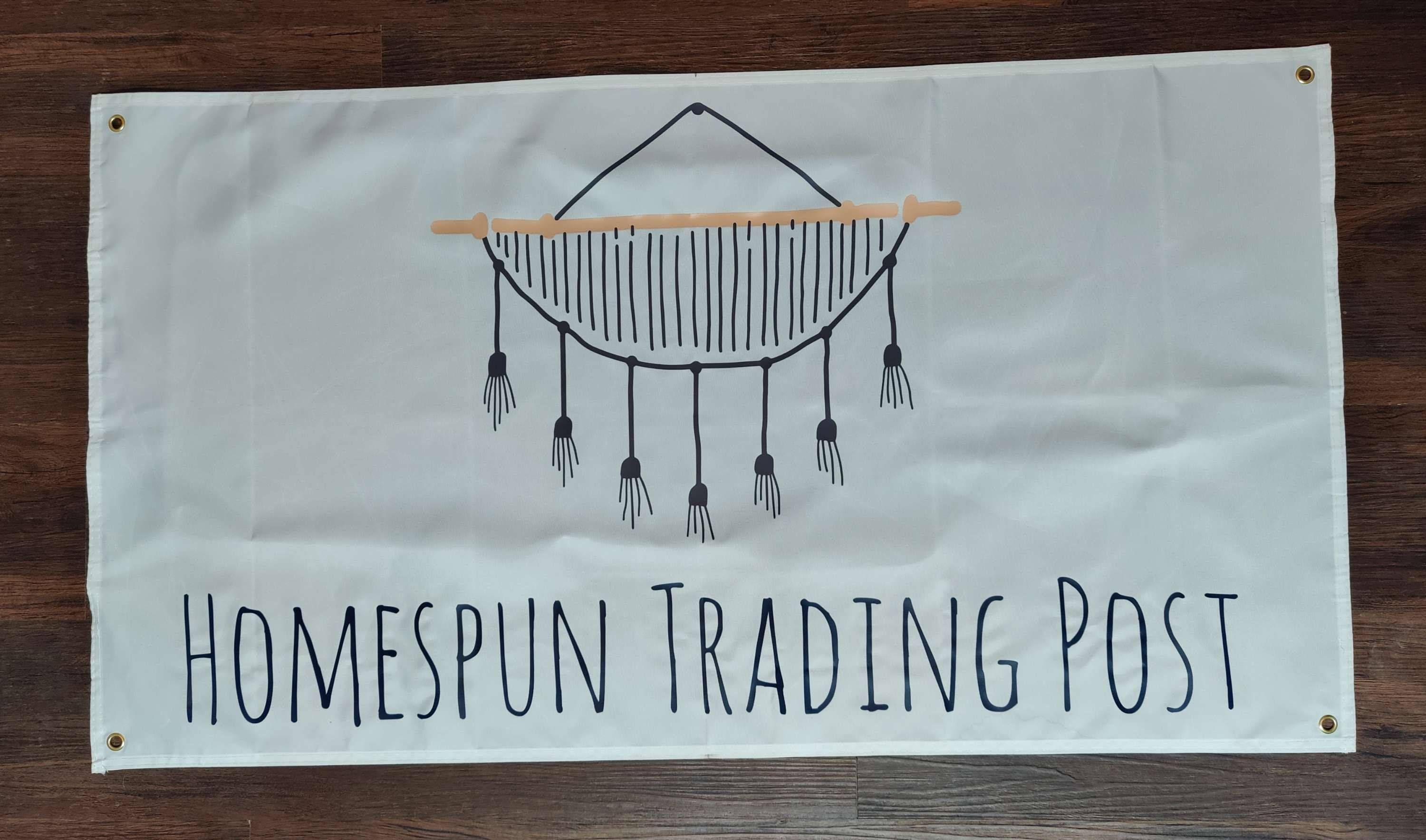 2x4 BANNER Homespun Trading Post
