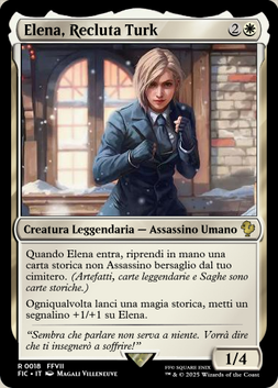 Elena, Recluta Turk