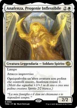 Anafenza, Progenie Inflessibile