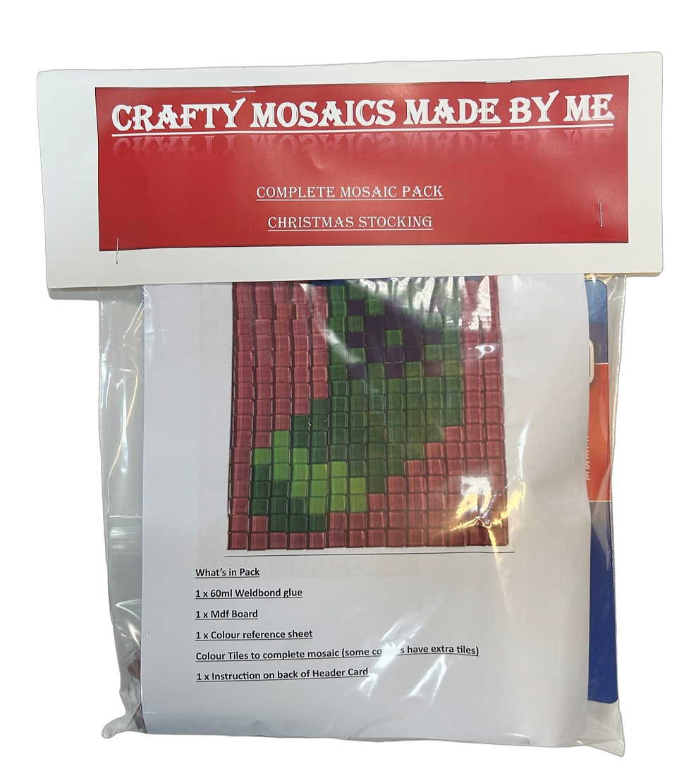 Thumbnail: Christmas Stocking Mosaic Kit