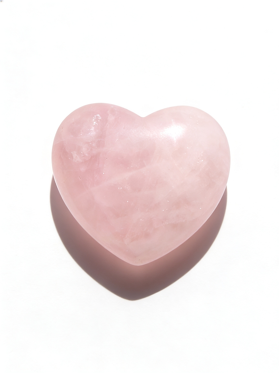 Miniaturbild: Glücksherz aus Rosenquarz – Herzöffnung & Selbstliebe