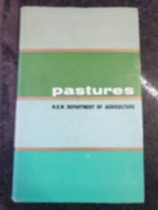 Pastures by the N.S.W. Department of Agriculture