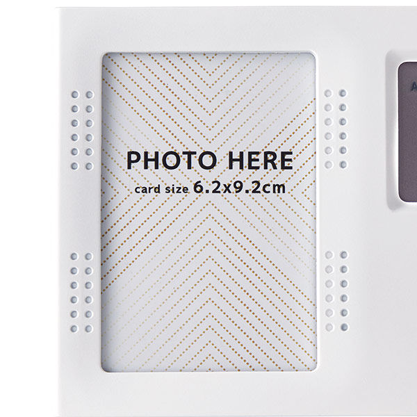 サムネイル： デジタルクロック（フォトフレーム付）