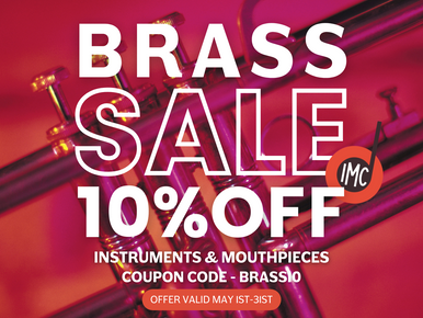 10% Off All Brass Instruments & Mouthpieces