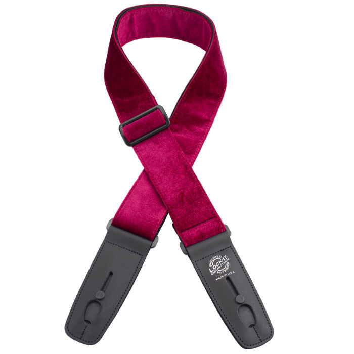 Lock-It Straps Crushed Velvet Series - Red