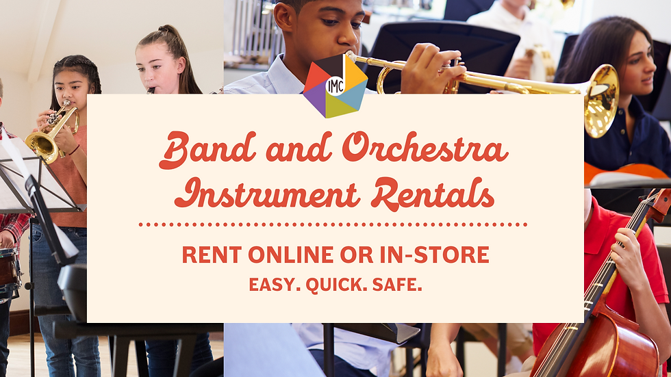 band and orchestra instrument rentals. easy. quick. safe. rent online or in-store
