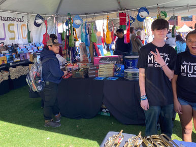 Instrument Petting Zoo at Farmers Markets