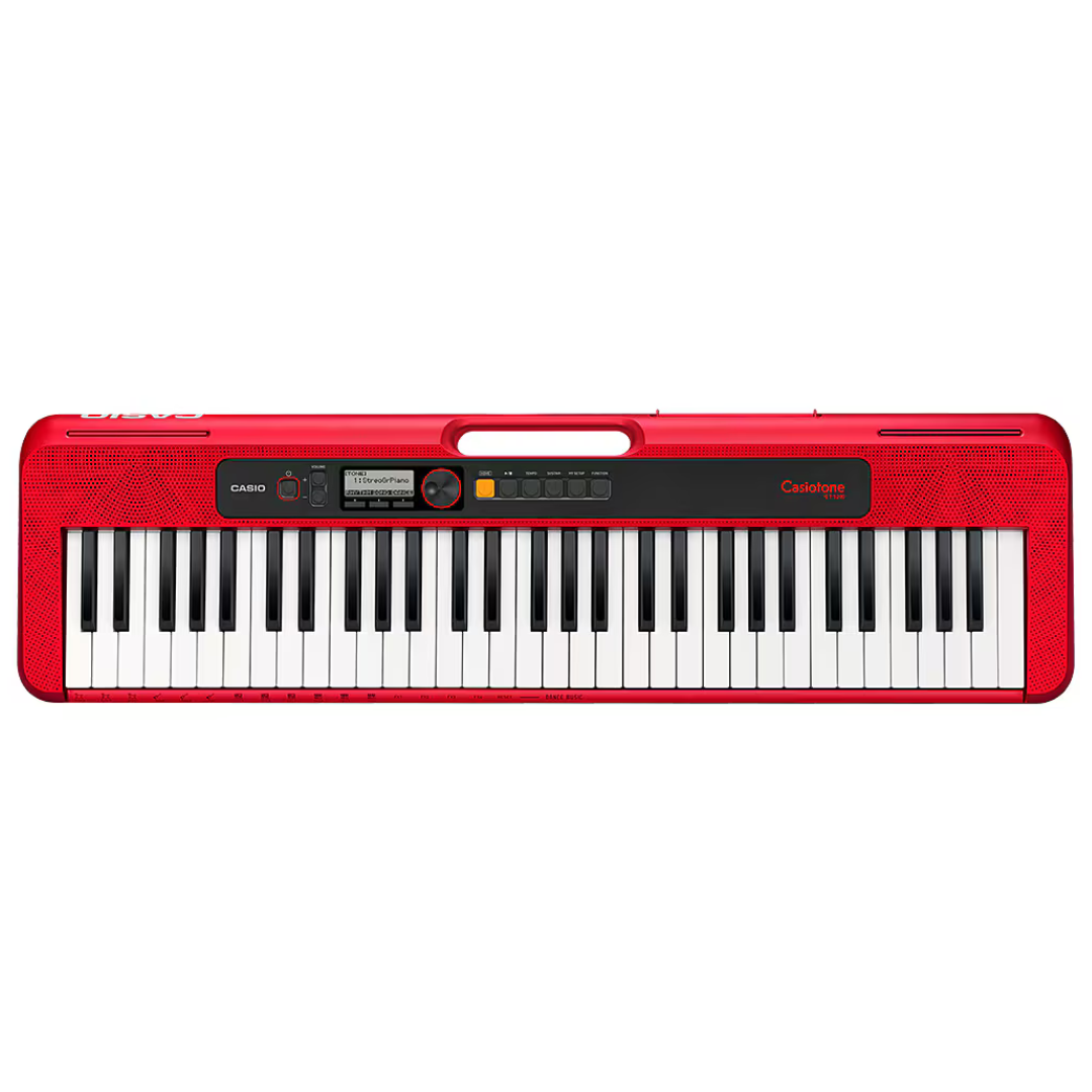 Red Casiotone 61 Key Starter Keyboard