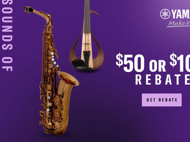 Get a $50-$100 Rebate from Yamaha During their "Sounds of Spring" [Upgrade Models]