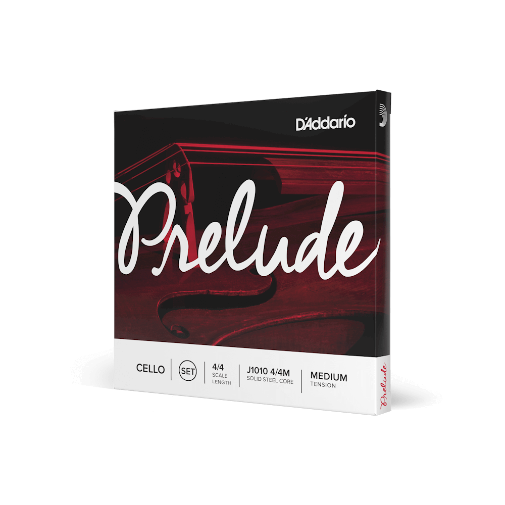 Prelude Cello String Set 4/4 Medium Tension Front View