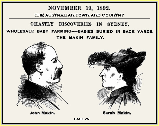 Sarah Makin, who was convicted alongside her husband John Makin in the Macdonaldtown murders case of 1892–93.