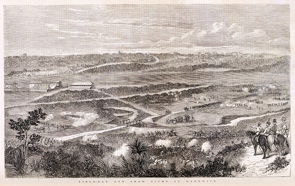 Randwick Racecourse 1873 - Illustrated Sydney News - State Library NSW