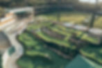 aerial view of mini golf course