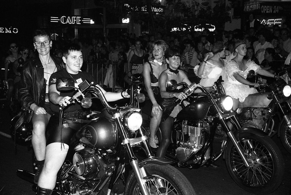 Dykes On Bikes at Mardi Gras LGTBQI History