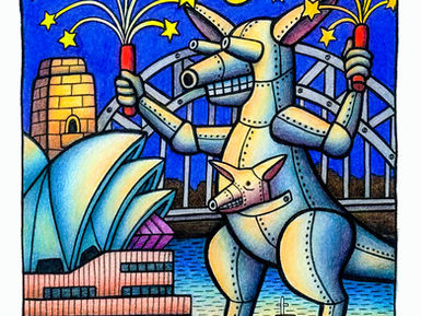 Reg Mombassa, Artist – Nutty Genius