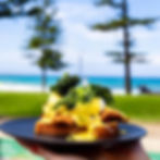 Sea Bar Cafe menu includes eggs benedict