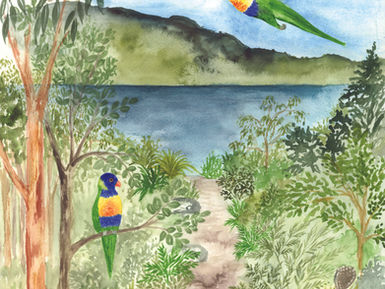 We meet St Ives local and talented artist , Elizabeth Kelly to talk about nature, art, food, and family.