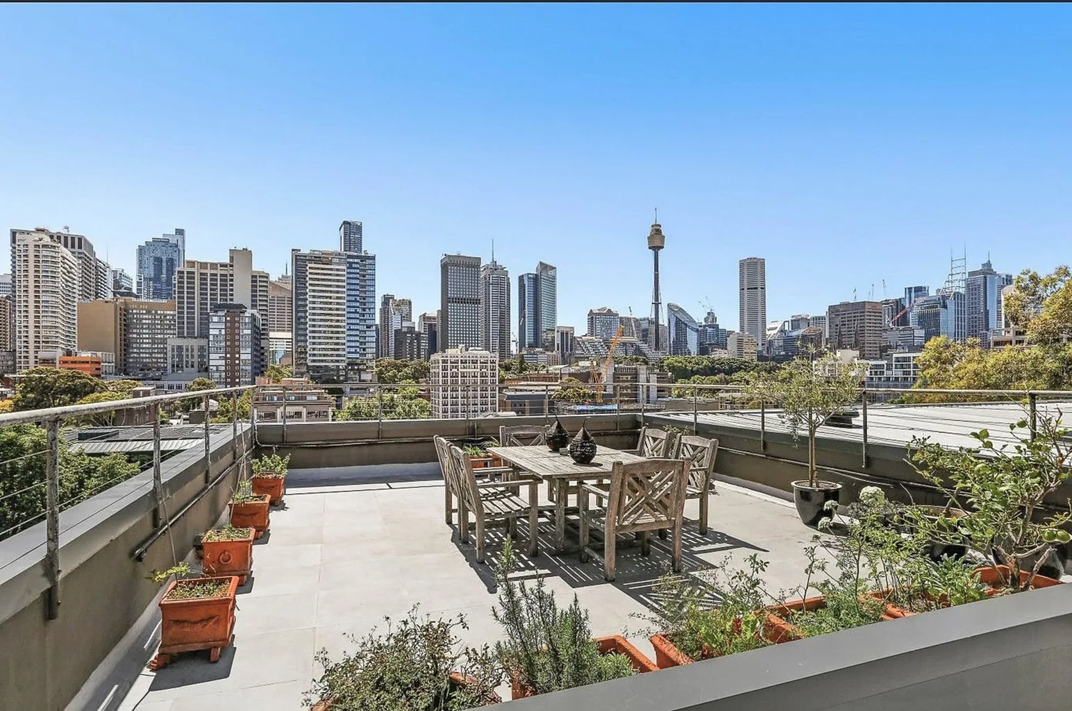 rooftop view from 99 Stanley Street