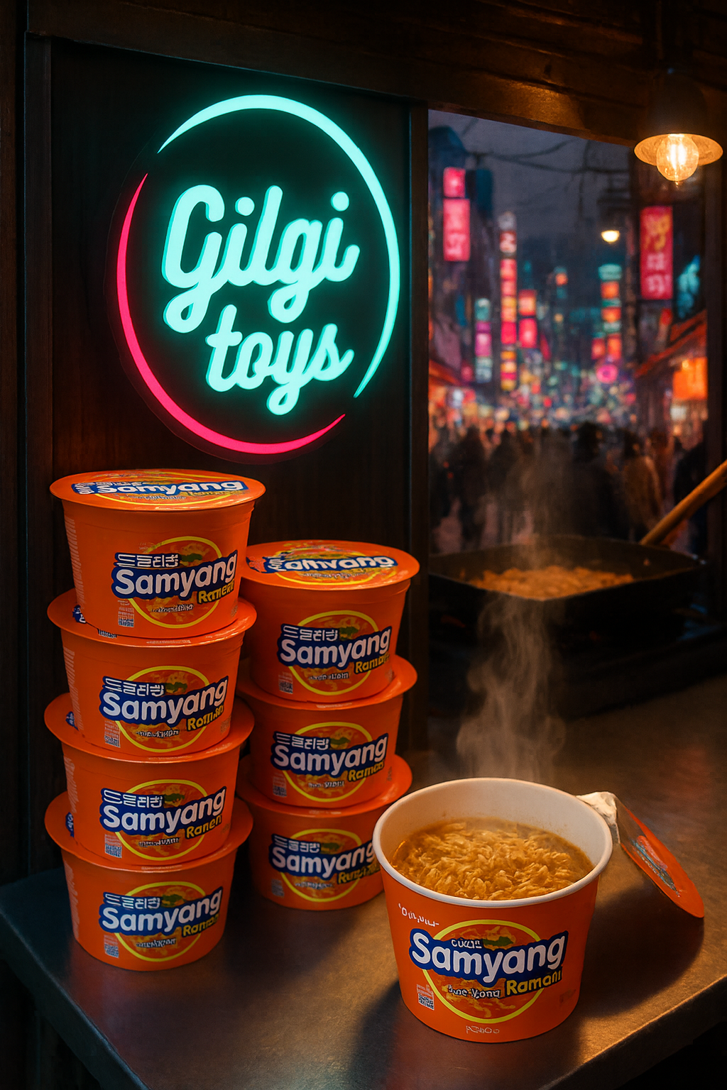 ראמן ירקות פיקנטי