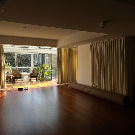 Hatha yoga studio