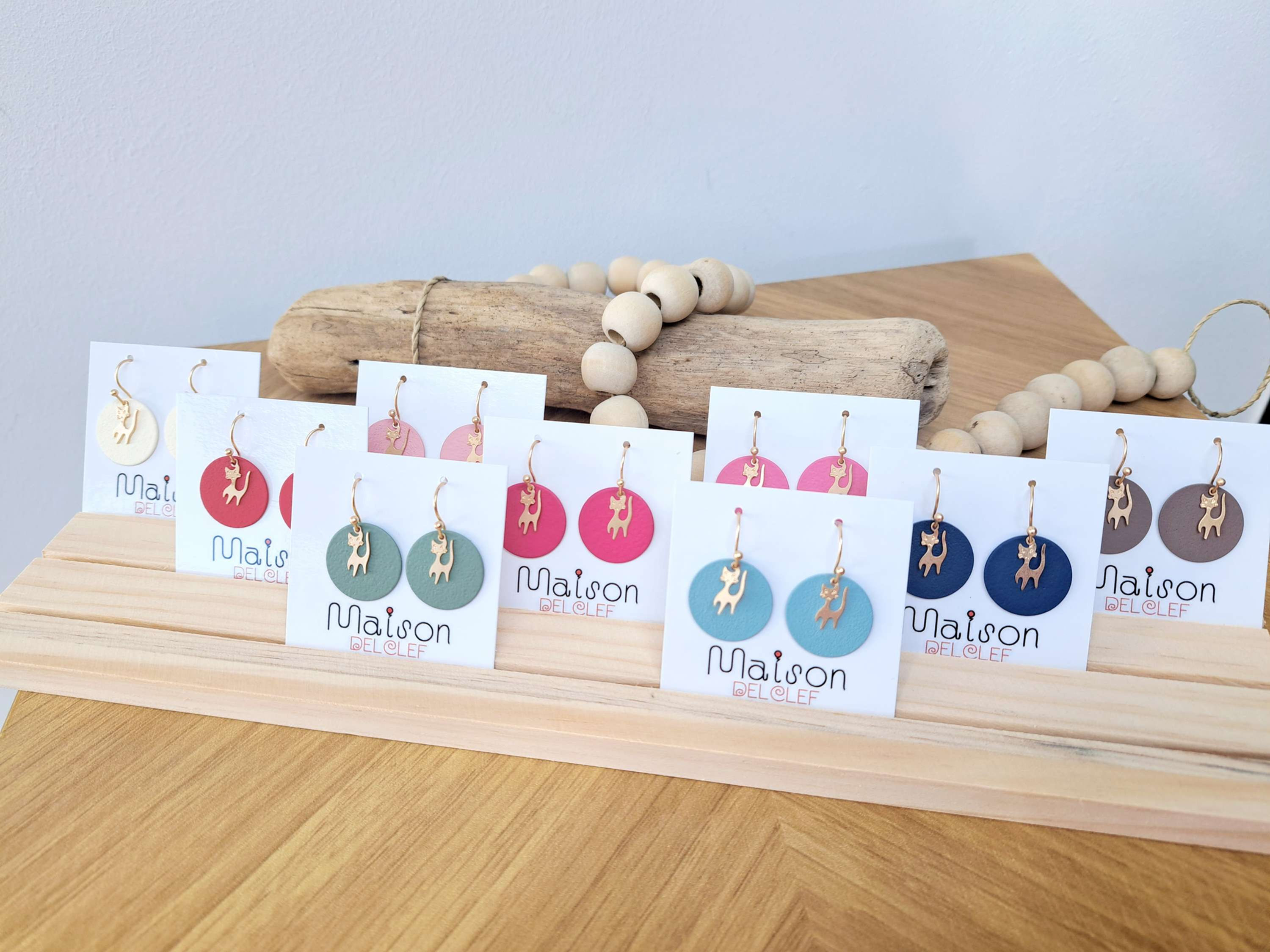 Oorbellen - Kitten - kies je favoriete kleur