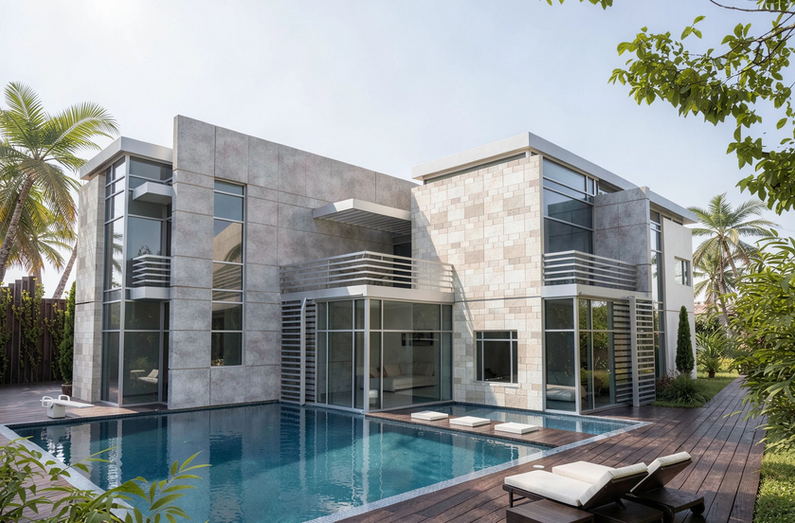 Residential, Villa, Modern villa, Luxury villa, contemporary villa, Concept design, Architecture, facade design, Consortio