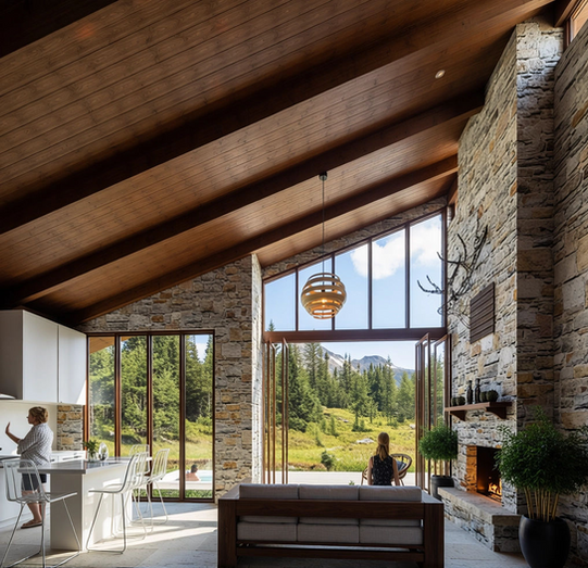 Eco Ville, Mavrovo-Rostuša, North Macedonia, Hospitality, Hotel, Eco Villa, mountain villa, Luxury Villas, Architecture, Facade design, concept design, Sustainable, Eco-friendly, Consortio