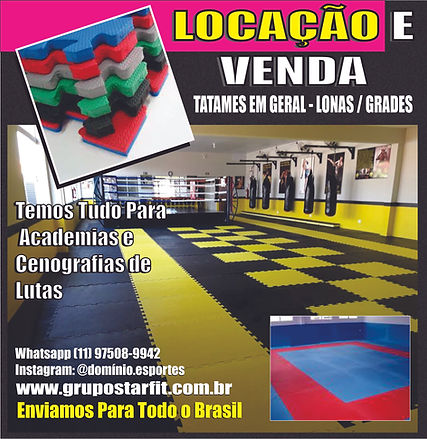 locação de tatame de eva lonas ringues octógonos academias de lutas boxe mma muay thai sacos de pancadas luvas de boxe jiu jitsu fabrica locador aluguel