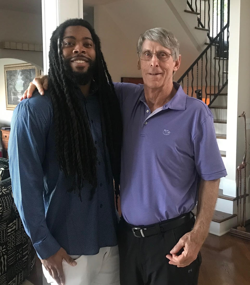 Hermandez Wynn, GCHS graduate / UGA Student and Dave Thillen, President, TEF