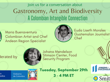 Gastronomy, Art and Biodiversity: A Colombian Intangible Connection
