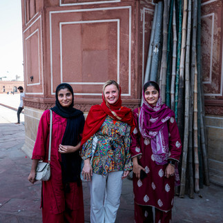 Roxy with Pakistan Local Woman