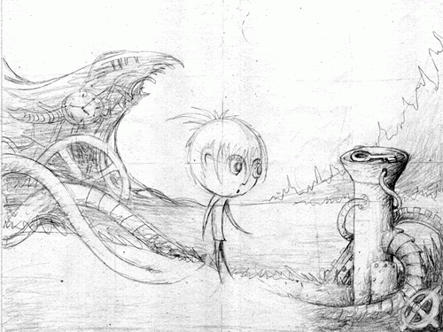 Alix et la clé des Merveilles - album illustré - ilustrado - Dessins du silence - dessins du silence