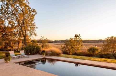 Atlanta real estate photographer, twilight at the pool