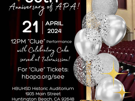 APA Orchestra Schedule and Updates - Week of 4/8