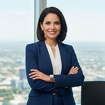 Confident career woman