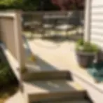 Well-maintained Elkton deck with light pollen needing no professional cleaning