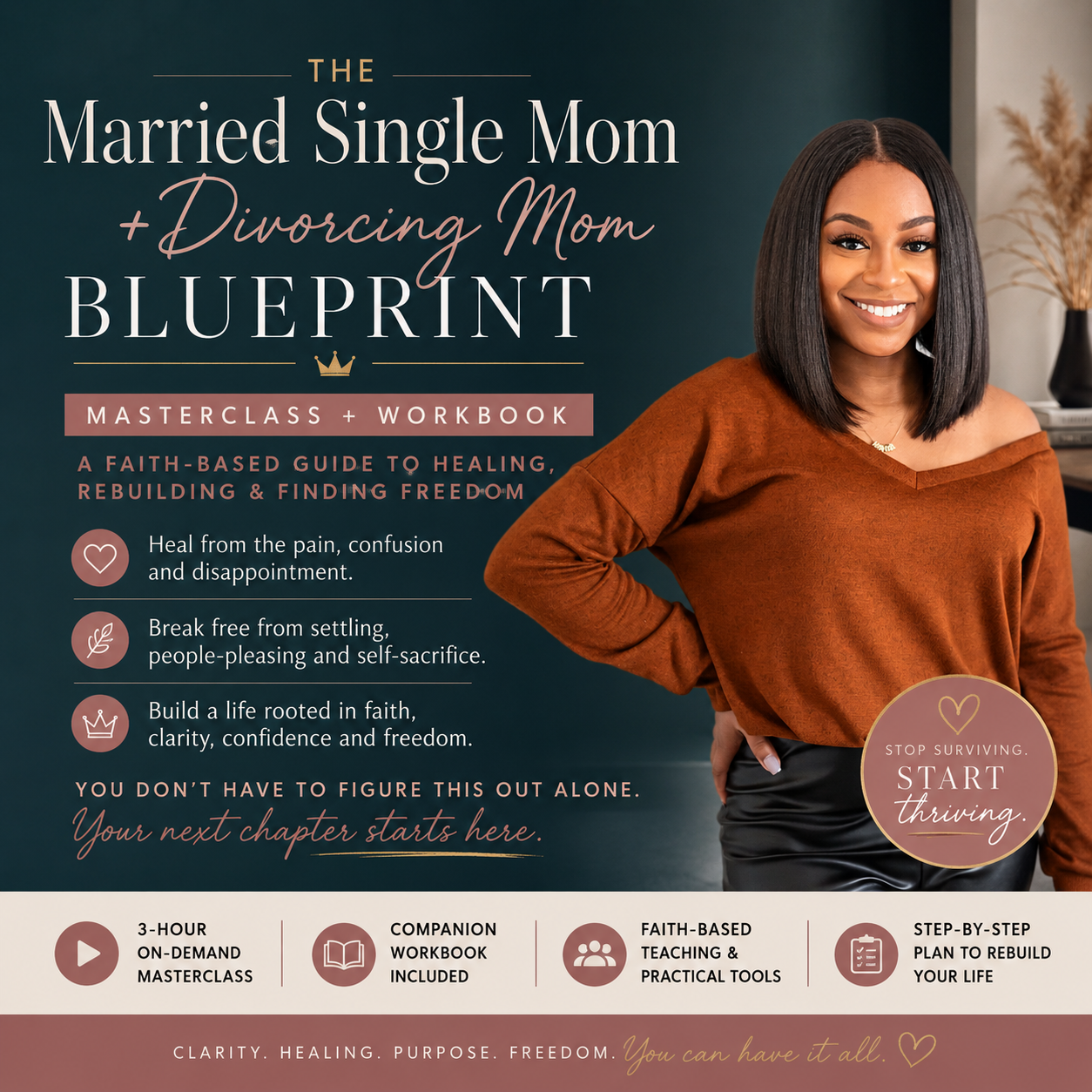 Divorce Mom Blueprint/Married Single Mom Masterclass