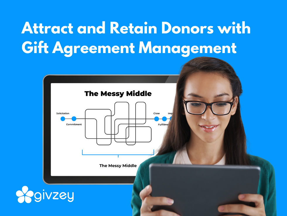 Attract and Retain Donors with Gift Agreement Management