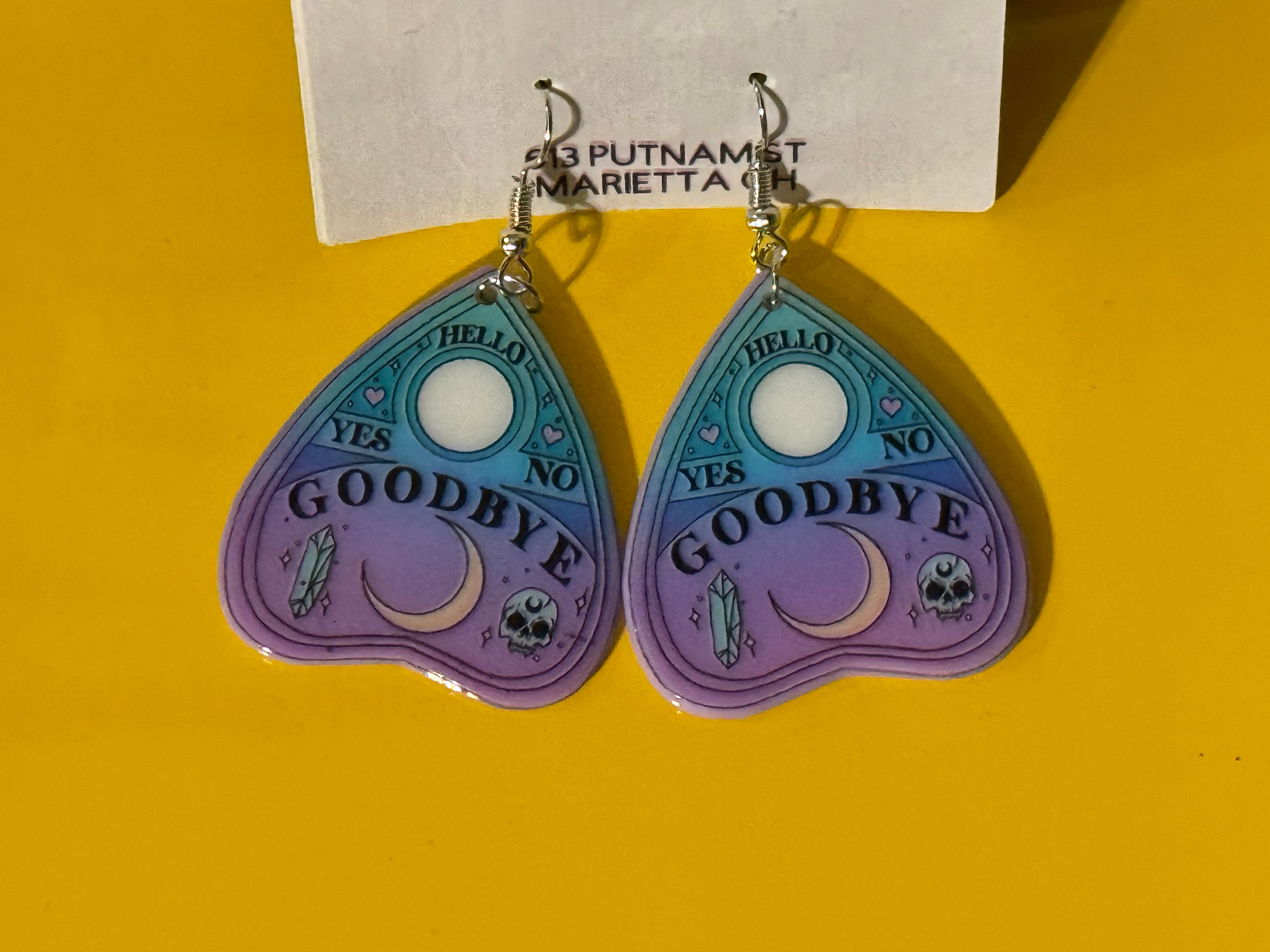 Magic Tarot Pattern Dangle Earrings