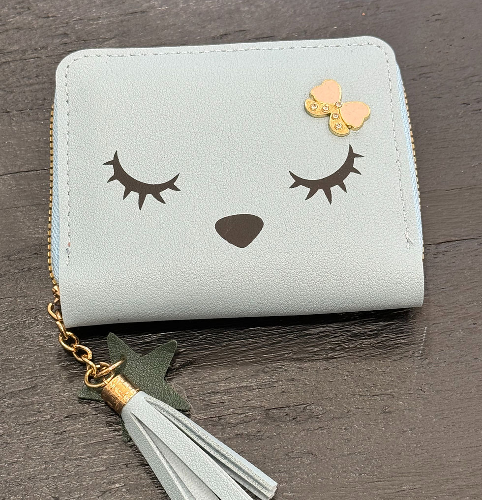 Thumbnail: Animal Faux Leather Zipper Wallet