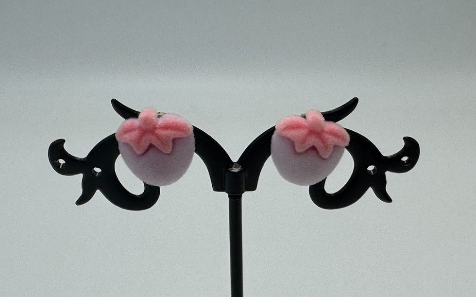 Thumbnail: Cartoon Style Flocking Earrings