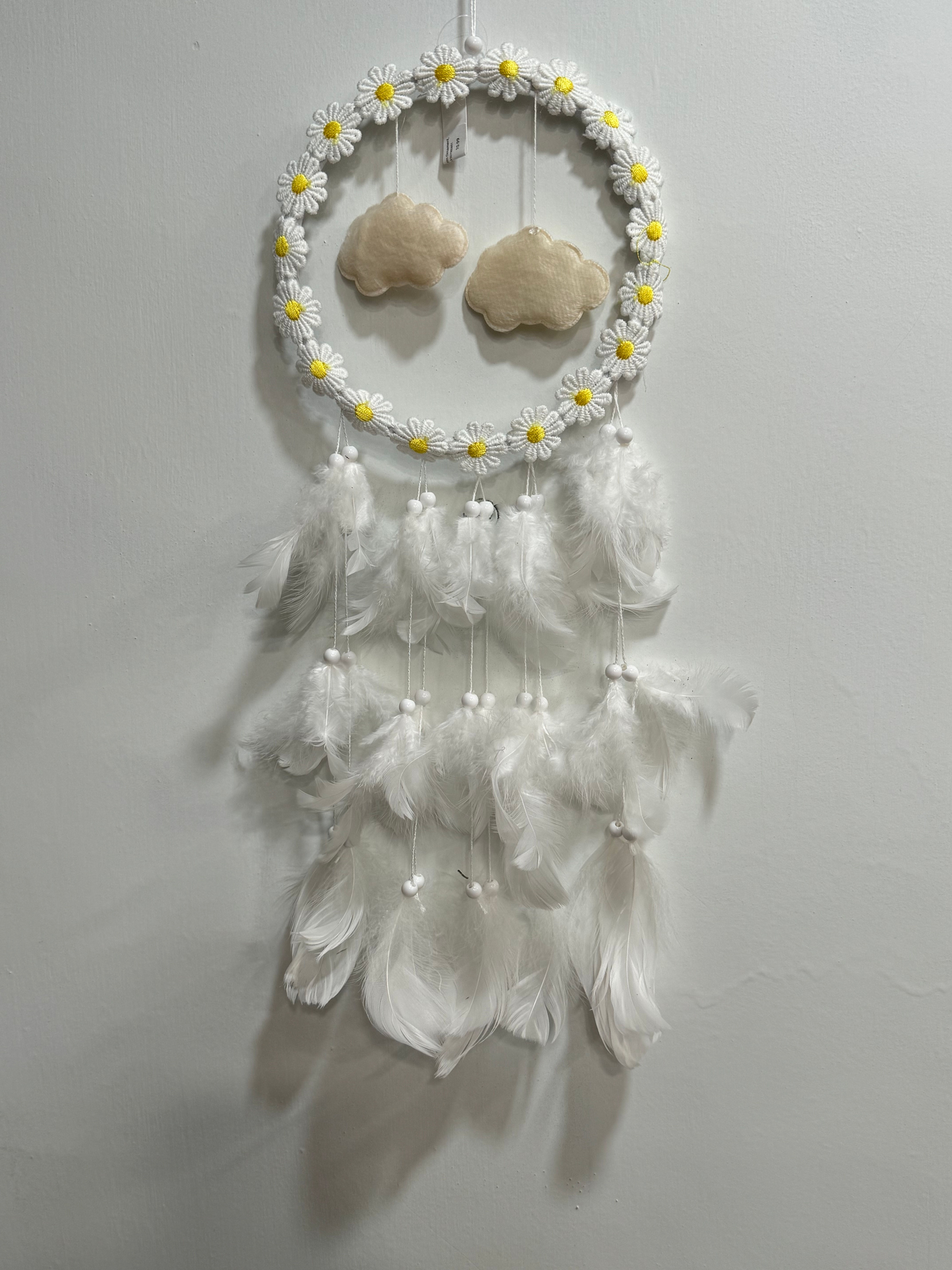 Dream Catcher Feathers Beads Charm Ornament, Wall Hanging