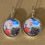 Thumbnail: Santa Claus Inlay Alloy Glass Earrings