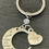 Thumbnail: Moon & Back Alloy Keychain