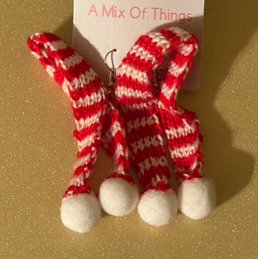 Thumbnail: Short Scarf Earrings