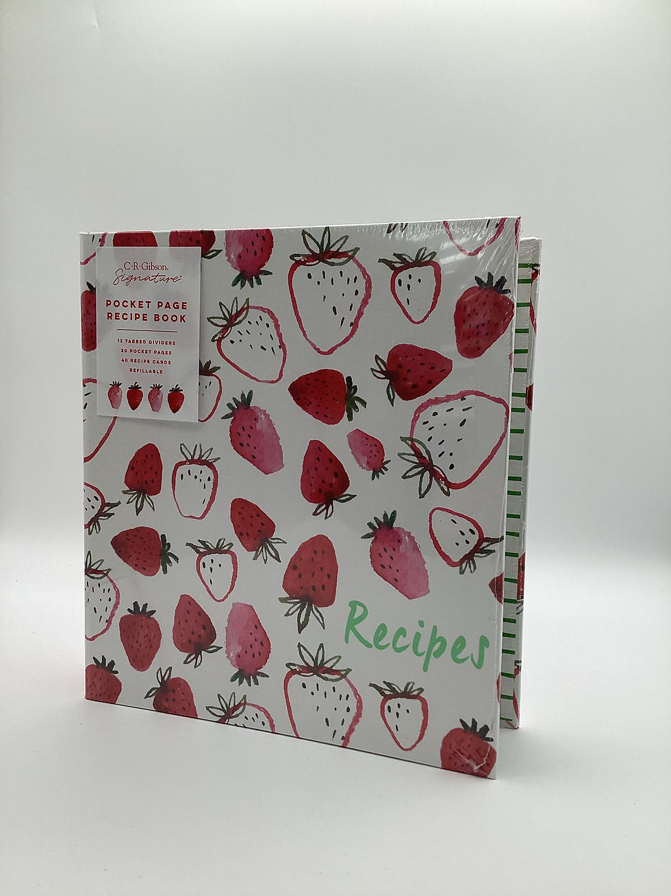 Strawberry Pocket Page Recipe Book