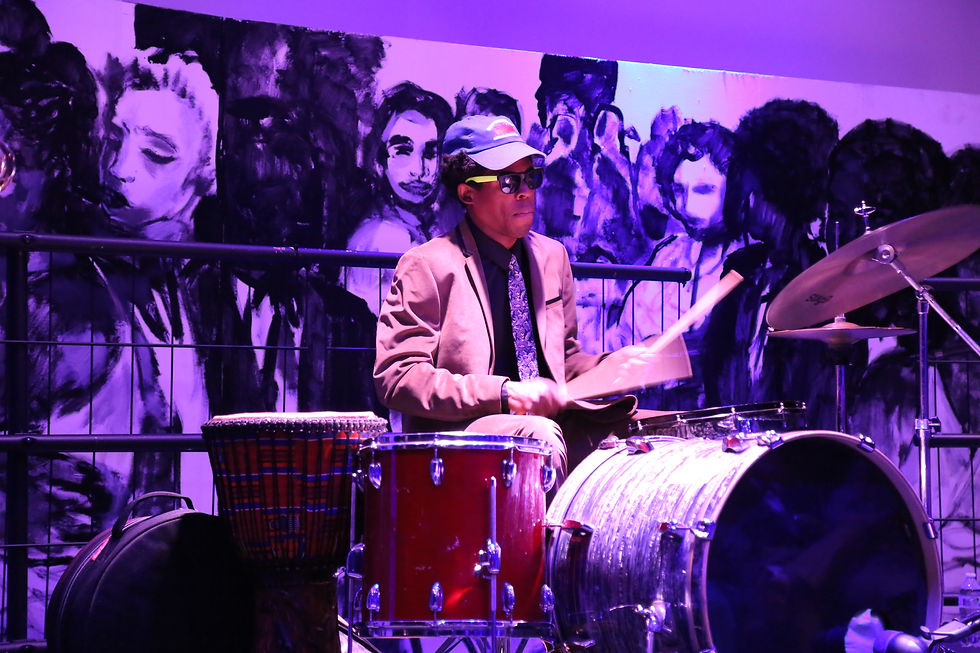 Daniel Washington on Drums Idyllic Funk Band.JPG