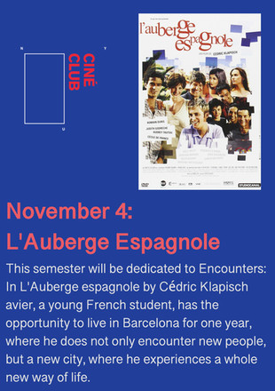 NYU Ciné Club is hosting their monthly movie night at 5 Washington Place Room 101 !